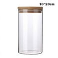 thumbnail image 4 of Glass Kitchen Storage Canister Large Capacity Storage Jar for Food Storage Organization  10*25cm, 4 of 7