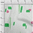 thumbnail image 2 of oneOone Velvet Light Green Fabric Geometric Abstract Shapes With Animal Print Sewing Craft Projects Fabric Prints By Yard 58 Inch Wide, 2 of 4