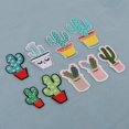 thumbnail image 3 of Parches de cactus perfecl 9 piezas de moda bordadas para coser en insignias apliques para manualidades, 3 of 8