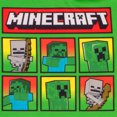 thumbnail image 2 of Minecraft Boys Creeper Zip-Up Hooded Varsity Jacket for Kids and Toddlers (Size 4-16), 2 of 5