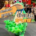 thumbnail image 2 of 网红充气发光青蛙气球批发弹跳孤寡青蛙充气儿童摆地摊夜市热卖款as the picture Deng Xun unisex, 2 of 2