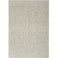thumbnail image 2 of Nourison Positano Indoor/Outdoor Light Grey 7' x 10' Area Rug (7x10), 2 of 9