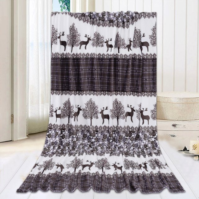 Agiferg Super Soft Warm Solid Warm Micro Plush Fleece Blanket Throw Rug Sofa Bedding
