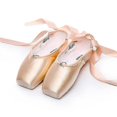 thumbnail image 1 of Zapatos De Baile De Ballet Zapatos De Baile Profesional Con Cintas Zapatos, 1 of 4