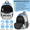 thumbnail image 5 of Herdesigns Airplane Flying Large Backpack Set with Lunch Box Lightweight Water Resistant Travel Laptop Backpacks Casual Daypacks for Women Men, 5 of 8