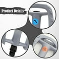 thumbnail image 6 of Kuntesetty Folding Bicycle Pedals Component Wide Flat Pedals Spare Mountain Bike Pedals Gray, 6 of 9