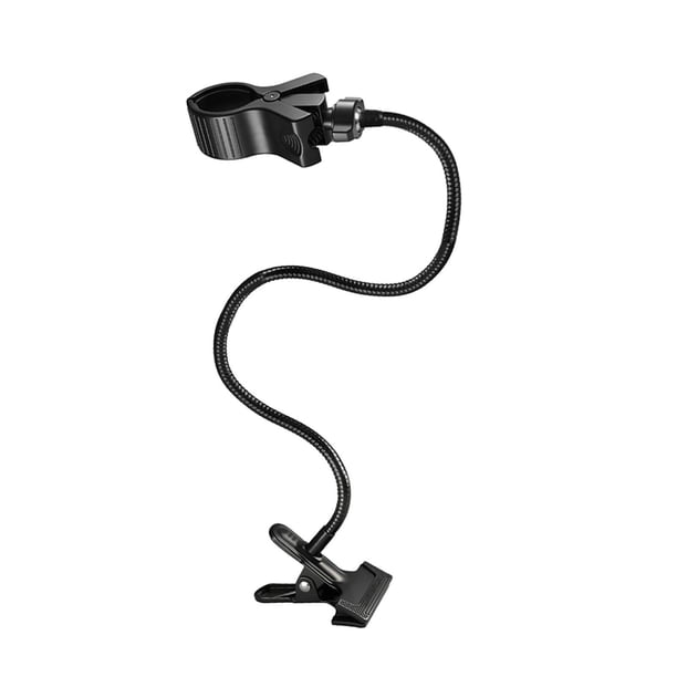 Secador de pelo de mesa con soporte giratorio de 360 degree, pinza giratoria, portátil, multifuncional, de metal, para encimera, con clip para mesa, ideal manguera de 50 cm