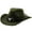 Army Green, variant on Tanghaowl Womens Hat Western Cowboy Style Hat Jazz Bowler Hat Cow Head Decoration Ethnic Style Hat Cowboy Hat 7 1/4 Long Oval