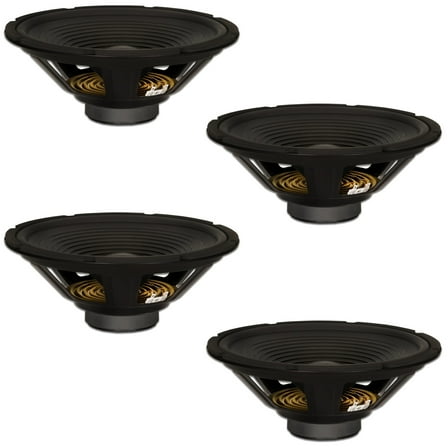 4 Goldwood Sound GW-212/8 OEM 12" Woofers 240 Watts each 8ohm Replacement Speakers