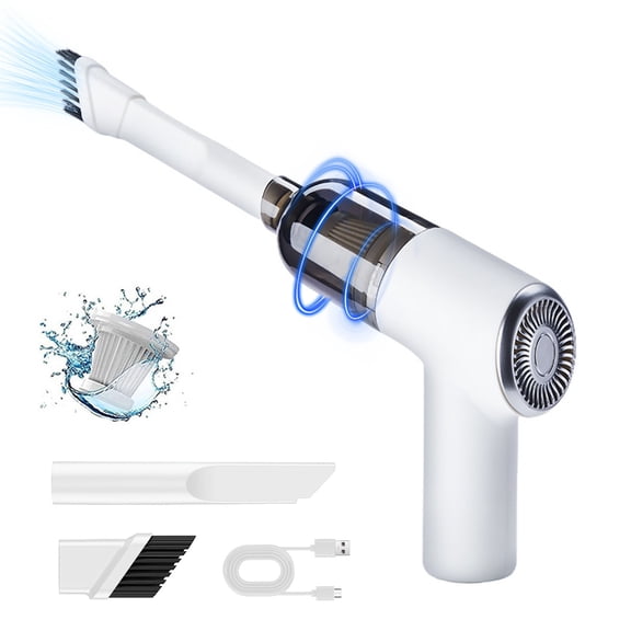 HBBKVI Car Vacuum with Powerful Suction Mini Vacuum for Crevices Keyboard Cleaner USB Rechargeable