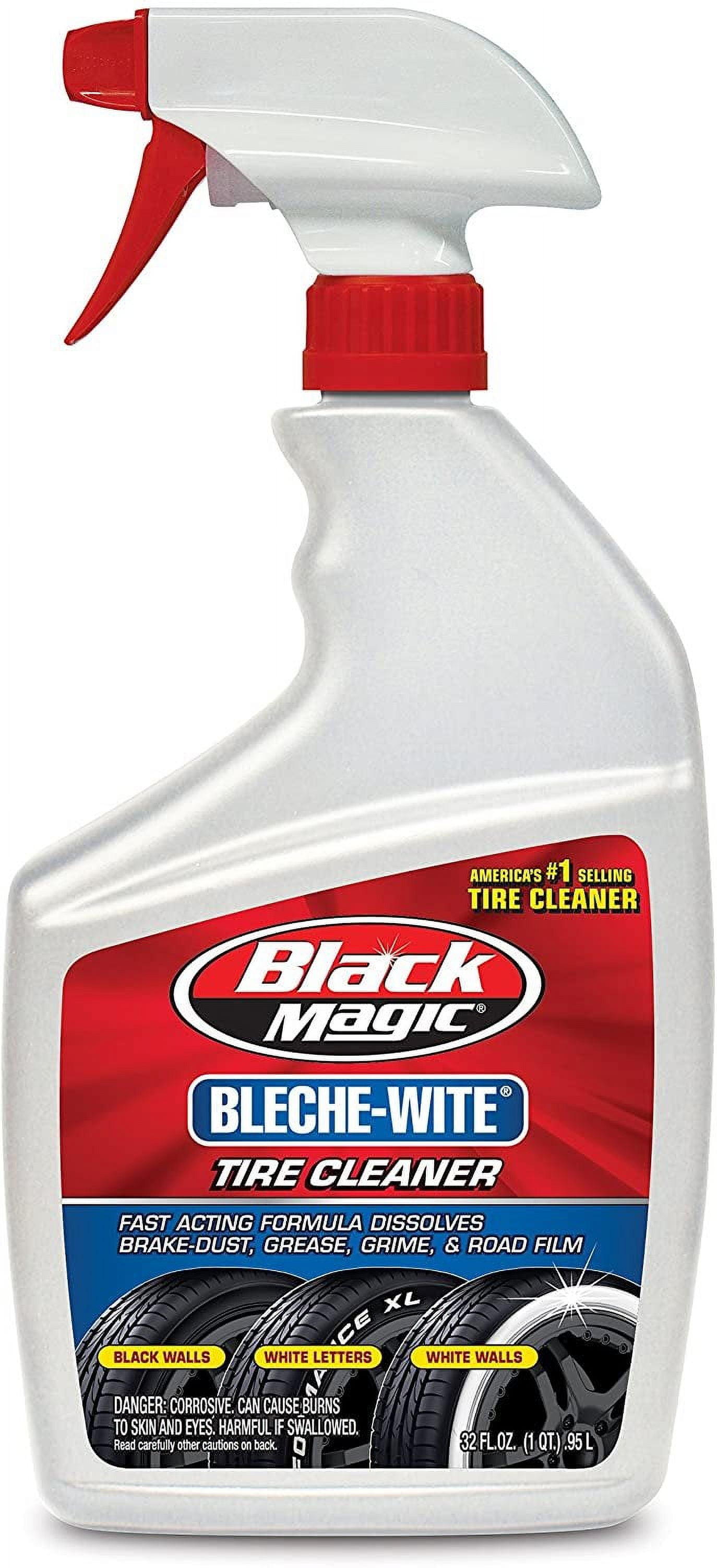 Black Magic Bleche-Wite Tire Cleaner 1 Gallon Fast-acting Easy-to-use Formula Black Magic Bleche-Wite Tire Cleaner 1 Gallon Fast-acting Easy-to-use Formula