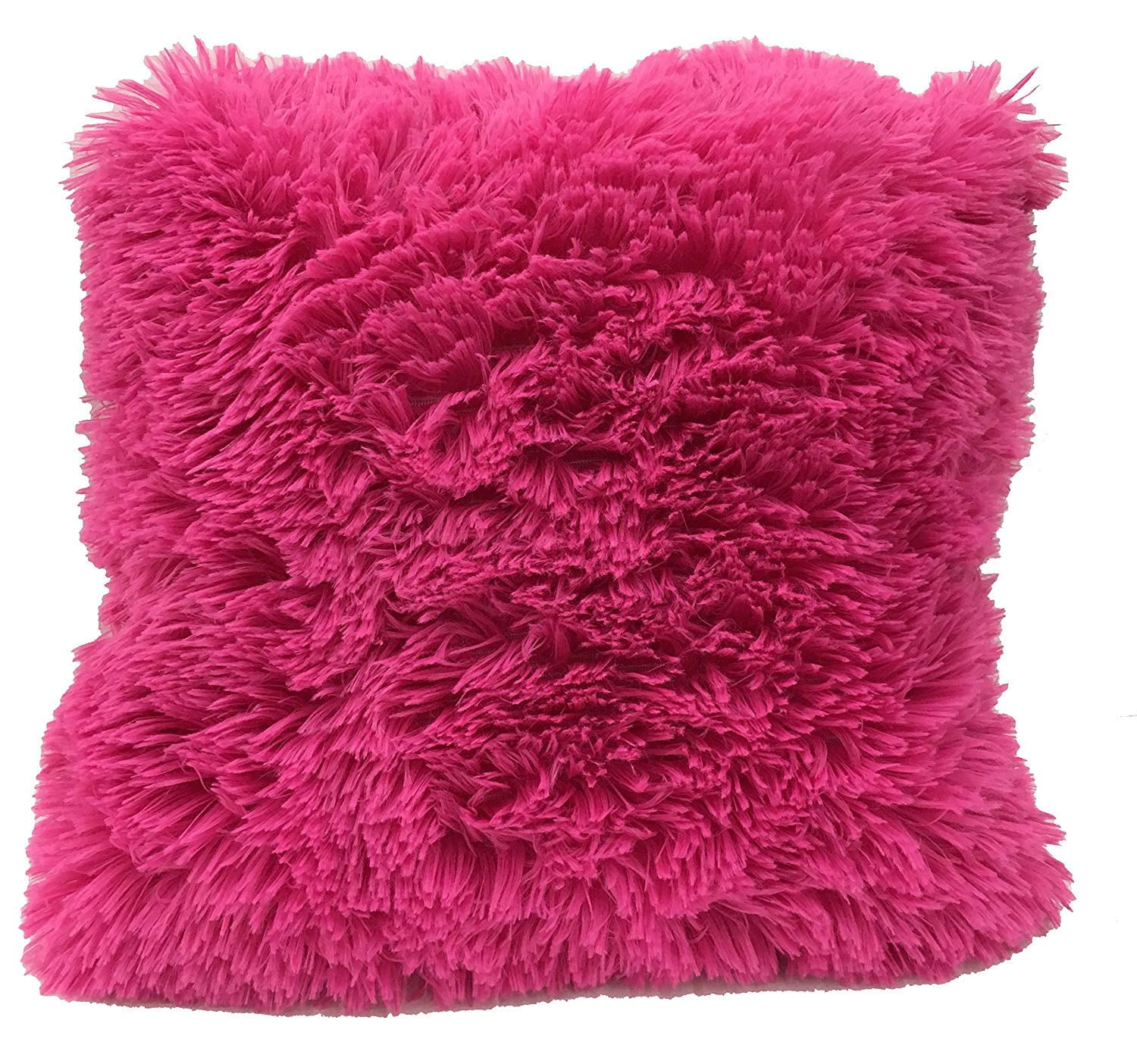 1 PC Kelly Cushion shaggy Plush Faux Fur Decorative Throw Pillow Cover
