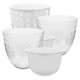 thumbnail image 1 of Self Watering Planters 3Pcs Clear Hydroponic Pots Indoor Outdoor Plants White Pp Material for Home Decoration, 1 of 5