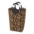 thumbnail image 1 of DouZhe 50L Rectangular Laundry Basket, Modern Animal Print Brown Prints Waterproof Foldable Laundry Hamper with Aluminum Handles, 1 of 6