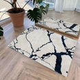 thumbnail image 4 of Leopard Zebra Toilet Door Mat Tufted Rug Cute Flocking Carpet Marble Texture Floor Pad Anti Slip Doormat Aesthetic Home My Lux Decor Round, 4 of 9