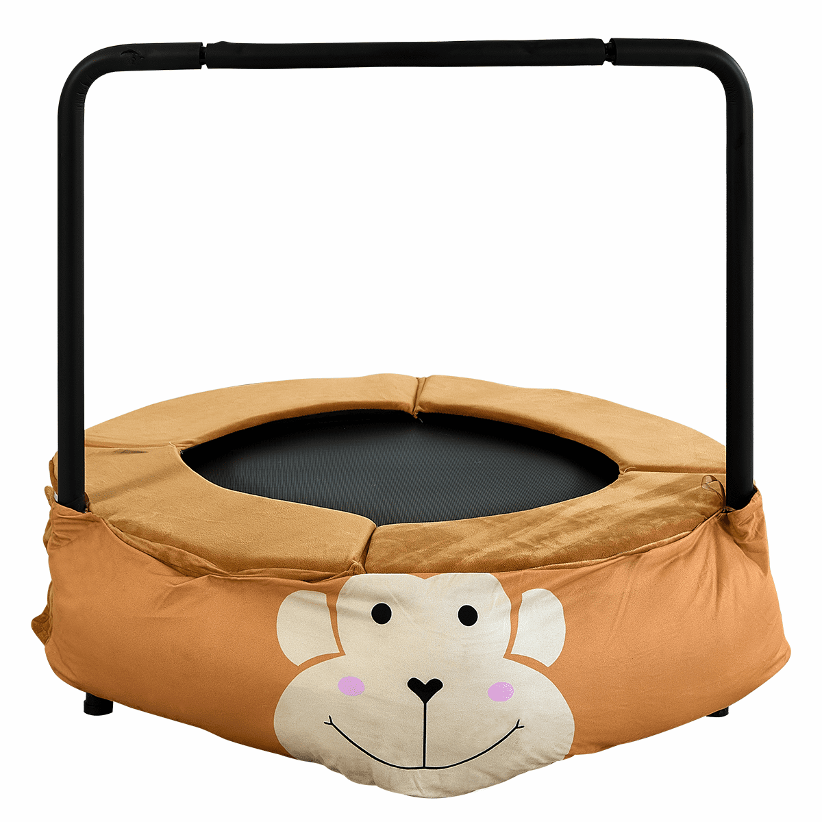 Seizeen Kids Trampoline for Toddler, 36’’ Mini Foldable Trampoline with Handle, Cute Monkey Small Rebounder as Birthday, Christmas Gift for 3-7 Years Boys & Girls