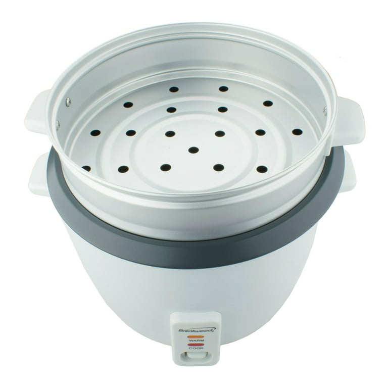 Brentwood Rice Cooker, 4 Cups, White