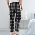 thumbnail image 6 of FELEMO Men's Pajama Pant Comfy Soft Lounge Plaid Sleep Pants, M-XXL, 6 of 7