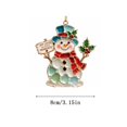 thumbnail image 3 of Leodye 1PCS Christmas Ornaments, Xmas Tree Hanging Decor, Festive Holiday Pendant, for Christmas Tree Wreath Home Party Decoration -3.15 × 3.15 in, 3 of 7