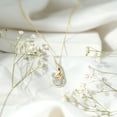 thumbnail image 4 of Rosec Jewels Lab Diamond Teardrop Necklace for Women - Leaf Pendant with Chain (EF-VS Grade), 14K Yellow Gold, 4 of 8