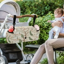 DIXRUYEE Stroller Organizer Floral Harmony Printed