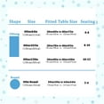 thumbnail image 4 of Waykingo Christmas Tablecloth Winter Snowman/Santa/Snowflake 60"x84" Polyester Tablecloths, 4 of 5