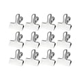 thumbnail image 2 of Inteprter 12x Clips de bolsa de virutas de metal Solución de sellado conveniente y versátil Clip de sellado de amplia aplicación Almacenamiento y organización del hogar trompeta 4*4cm, 2 of 6