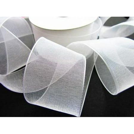 Christmas Craft Items 25 yard Roll Organza Sheer 1.5
