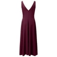 thumbnail image 4 of Sngxgn Women's Full Slip for Under Dresses Sexy Long Sleeveless Dress(,L), 4 of 5