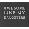 thumbnail image 2 of 9 Crowns Tees Men's Awesome Daughter Kids Son  T-Shirt (AwesomeDaughters-JChar, Medium), 2 of 3