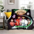 thumbnail image 3 of Manta de Anime japonés de dibujos animados Spirited Away, súper suave, kawaii, ropa de cama de viaje, sofá, cama, regalo de cumpleaños, 3 of 4