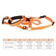 thumbnail image 4 of Bozal para perro con cuello ajustable para evitar morder y ladrar, protector bucal de nailon transpirable para caminar y entrenar, color naranja, 4 of 8