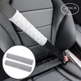 thumbnail image 3 of Juego de dos suaves cojines para cinturón de seguridad de coche para todos los propietarios de vehículos para un viaje más cómodo (gris), 3 of 5