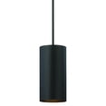 thumbnail image 3 of Volume Lighting  1-Light Black Outdoor Cylinder Pendant, 3 of 3
