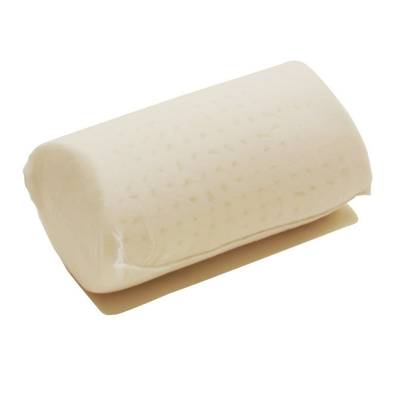 Latex top bolster pillow