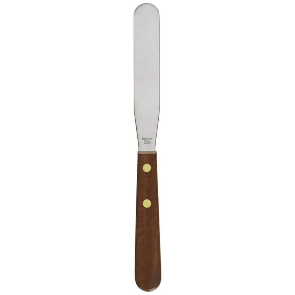 Ateco Small S/S 4-1/4" Spatula w/ Wood Handle