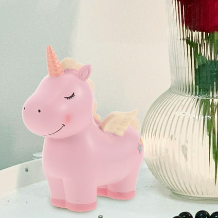 WHAMVOX Unicorn Piggy Bank Kids Girls Money Bank Coin Bank Birthday Christmas Gift