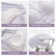 thumbnail image 5 of Sujetador, Sujetador de lactancia para mujer Cierre frontal Sin aros Bralettes suaves acolchados par Meterk Gris claro/Grande, 5 of 7
