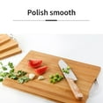 thumbnail image 3 of Milue 3Pcs Double Sided Thickened Wood Cutting Board Rectangular Chopping Board, 3 of 7