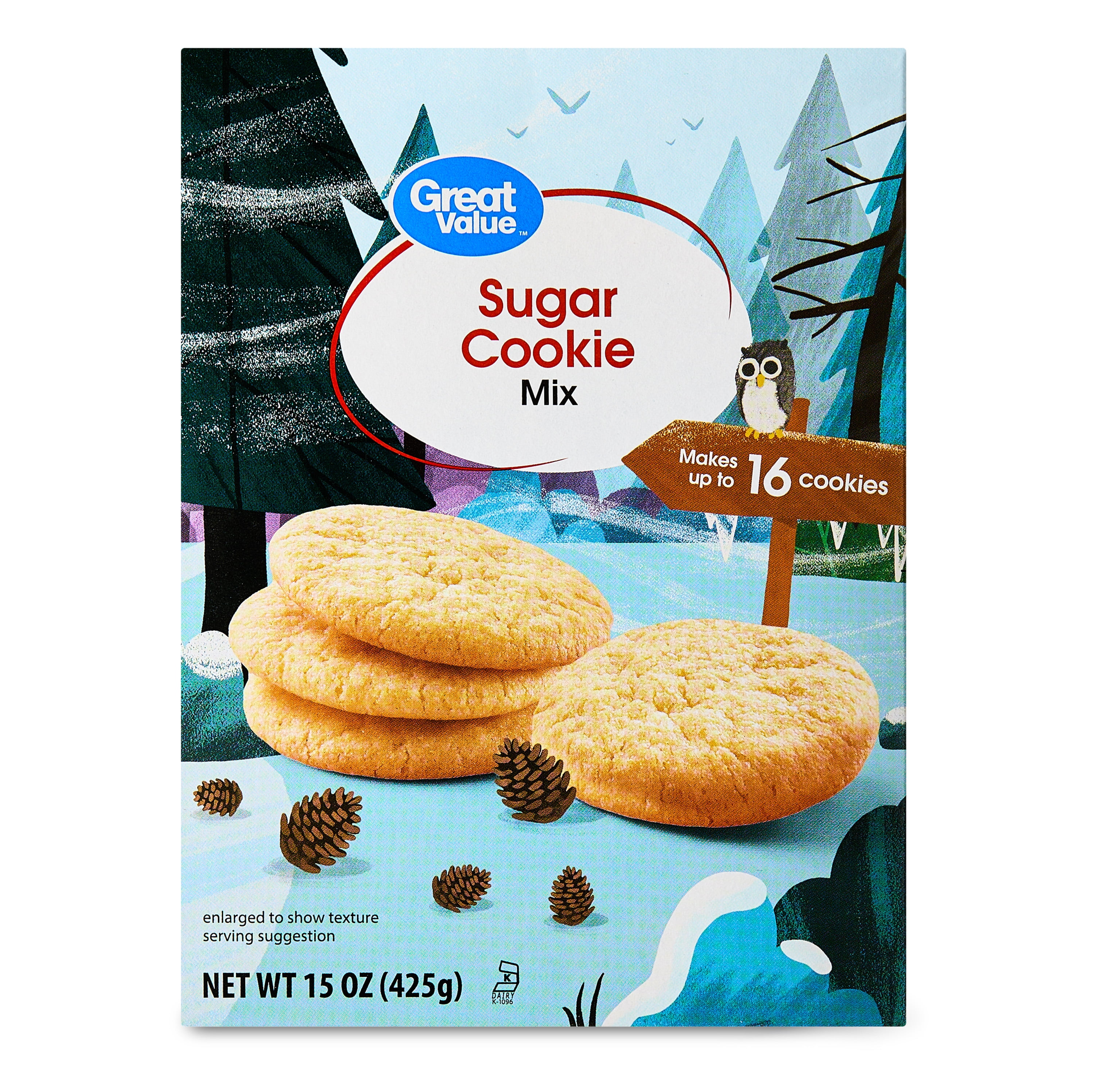 (4 pack) Great Value Sugar Cookie Mix, 15 oz