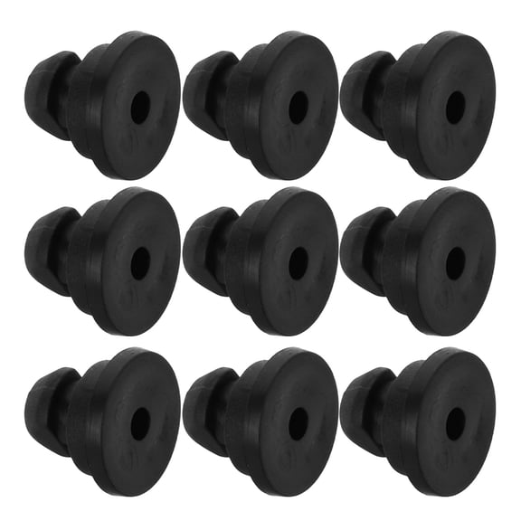 UPGRATOR Anti-Scratch Rubber Feet for Kitchen Appliances Black Stable Support 24Pcs