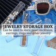 thumbnail image 5 of 10 Pcs Acrylic Pen Boxes Clear Ballpoint Pen Case Pencil Gift Box Pen Storage Container Hexagon Single for School Office, 5 of 5