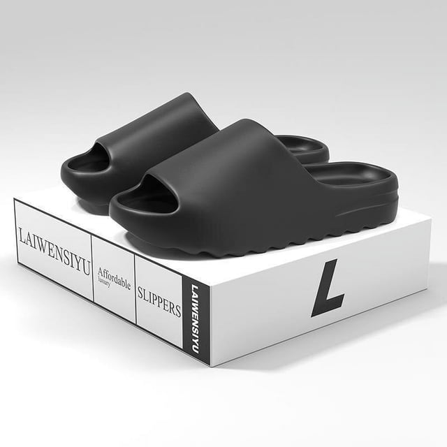 Zapatillas de baño de plataforma gruesa para mujer, chanclas antideslizantes de suela suave de EVA para interiores, 2022