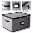 thumbnail image 3 of StorageBud Ensemble de Rangement pour Verres à Vin avec Séparateurs, Coque Rigide et Empilable, Contient 12 Verres à Vin, Contenants de Rangement pour Vaisselle Rembourrés en Toute Sécurité avec Poignées et Fermetures Éclair pour le Transport, 3 of 7