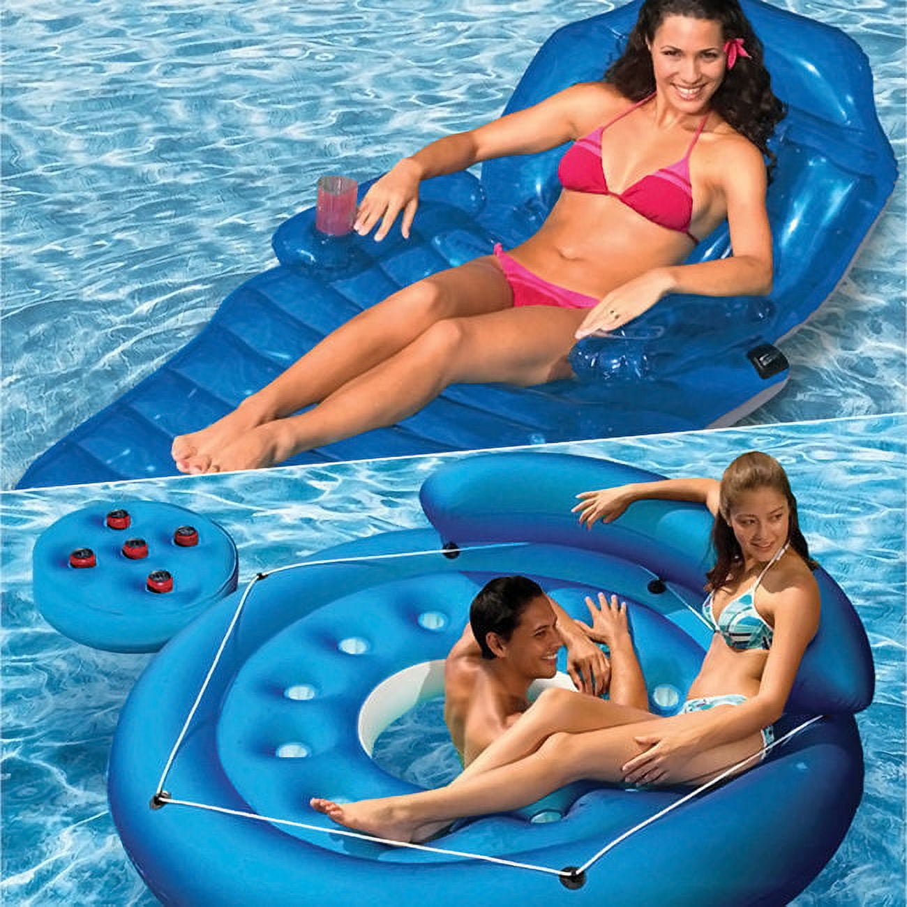 Poolmaster adjustable chaise floating lounge sale