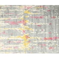 thumbnail image 1 of Ahgly Company Indoor Rectangle Contemporary Tan Brown Gold Abstract Area Rugs, 8' x 10', 1 of 6