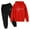 Red, variant on Tracksuit Athletic Sweatsuits Sets 2 Piece Long Sleeve Printed Hoodie Sweatpants Joggers Set Fall Winter Clothes Girls Sets 12-13 Years Boys Girls Fashion