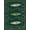 Teal Green Gold, Pattern 1, variant on Design&I 2'x3' Washable Accent Rug Pet Friendly & Non-Slip Built-In Grip Fishing Vintage Bass Tackle Emblem With Wildlife Border Design for Kitchen, Station