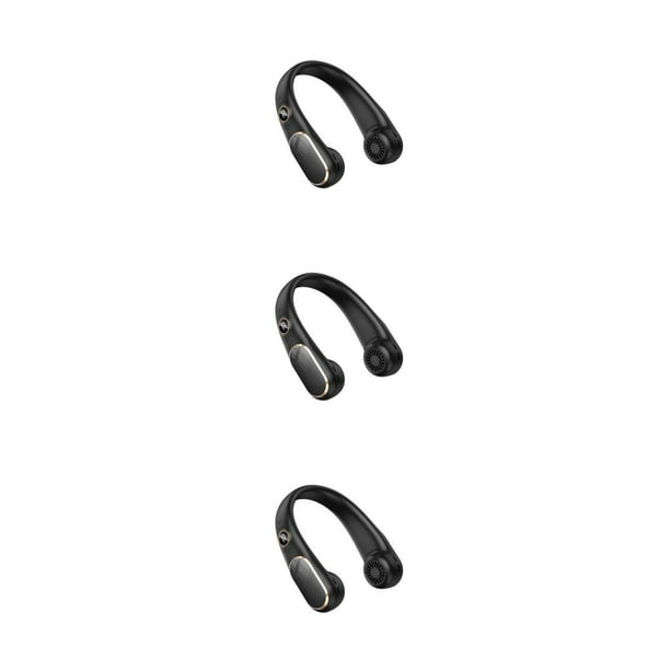 Cateissary Ventilador para colgar en el cuello USB 2400mAh Recargable Ventiladores de refrigeración por aire sin aspas Usable Cool School Type1 NO1
