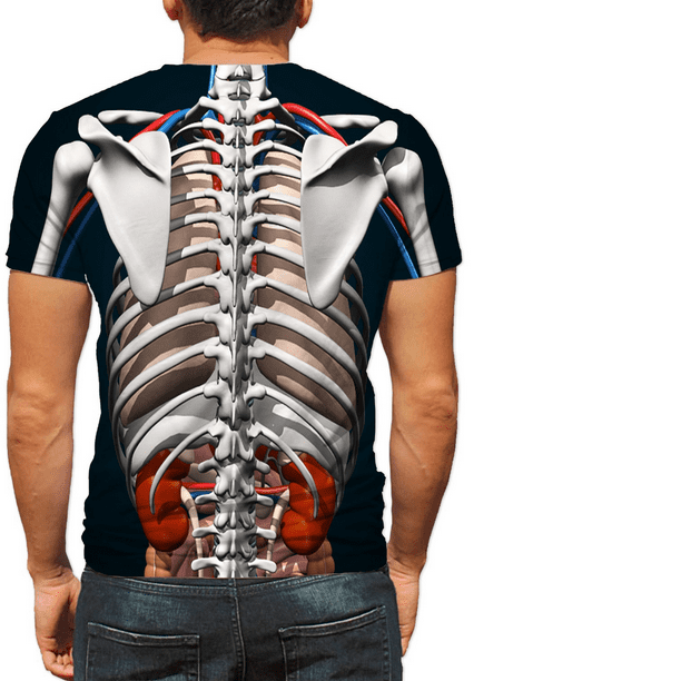 トップス 00s Human Body Anatomy Link Print Tee Human Body T-shirt, Tee, Body, Anatomic, Anatomy, Vintage
